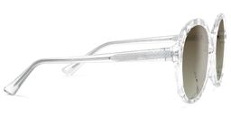 Lila Round Clear Sunglasses3