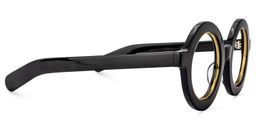 Calhoun Black Round Glasses3