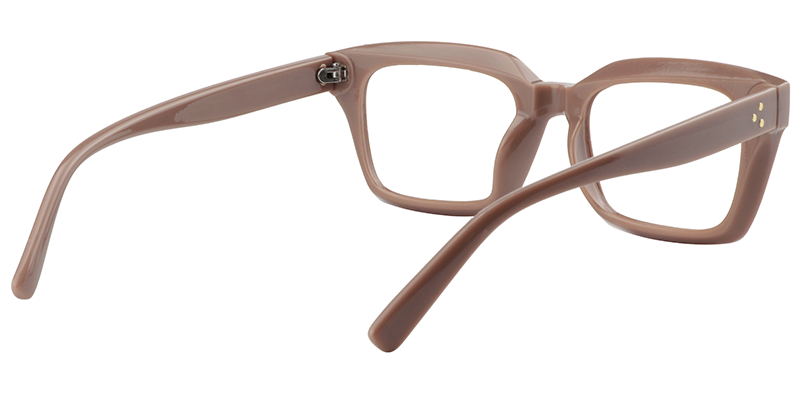 Rectangle Brown Reading Glasses | Zeelool Reading Glasses5