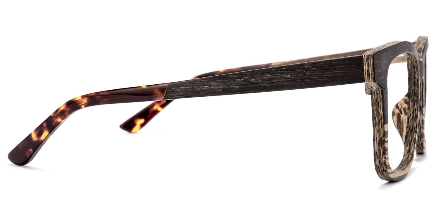 Square Wood Glasses | Zeelool Glasses3