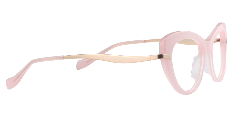 Cateye Pink Glasses | Zeelool Eyeglasses4