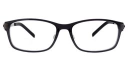 Hanny Rectangle Black Glasses0
