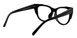 Evelyn Cateye Black Glasses5