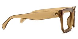 Nevaeh Square Brown Glasses3