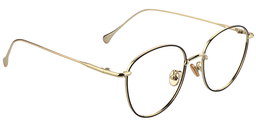 Laurel Round Black Glasses5