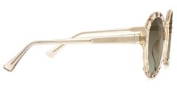 Lila Round Beige Sunglasses3