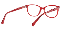 Deanna Oval Red Glasses5