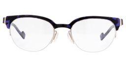Baron Square Purple Tortoise Glasses0