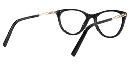 Ernestine Cateye Black Glasses5