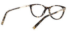 Ernestine Cateye Tortoise&Clear Glasses5