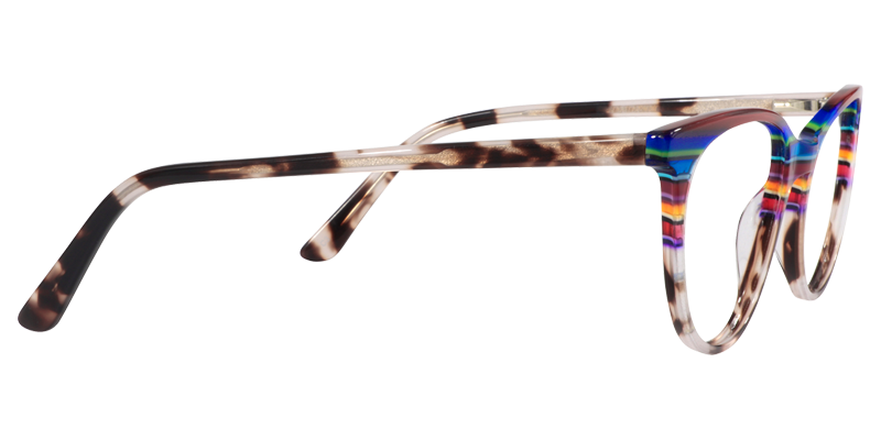 Oval Floral Glasses | Zeelool Eyeglass Frames4