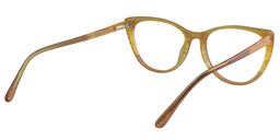 Grace Oval Light & Brown Glasses5