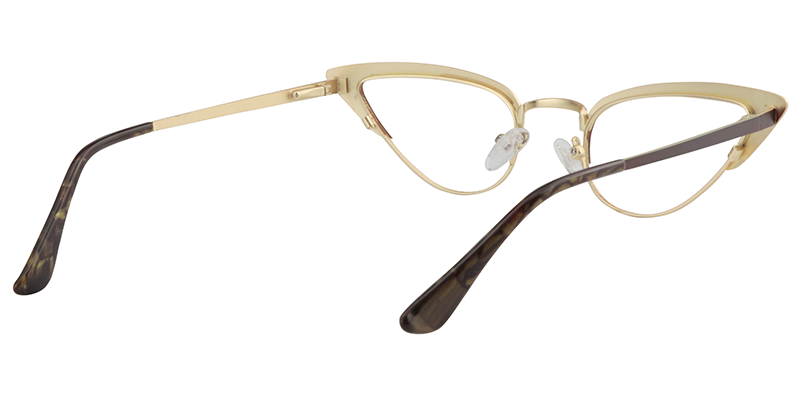 Cateye Burnt Umber Glasses | Zeelool Eyeglass Frames5