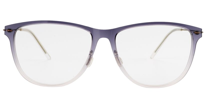  Beverly Rectangle Light Purple Glasses