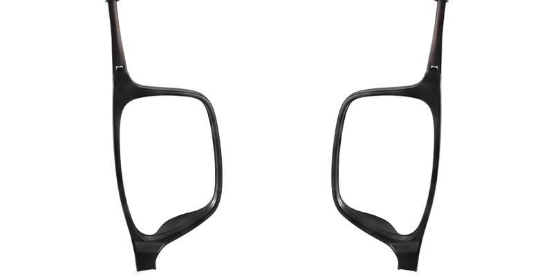 Rectangle Black Reading Glasses | Zeelool Reading Glasses4