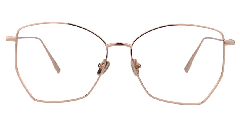 Alyssa Geometric Gold Glasses