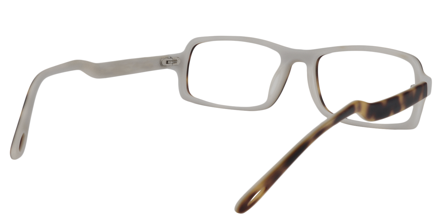 Rectangle Gray Glasses | Zeelool Glasses5