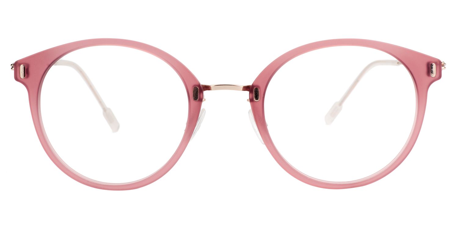 Round Pink Glasses | Zeelool Glasses0