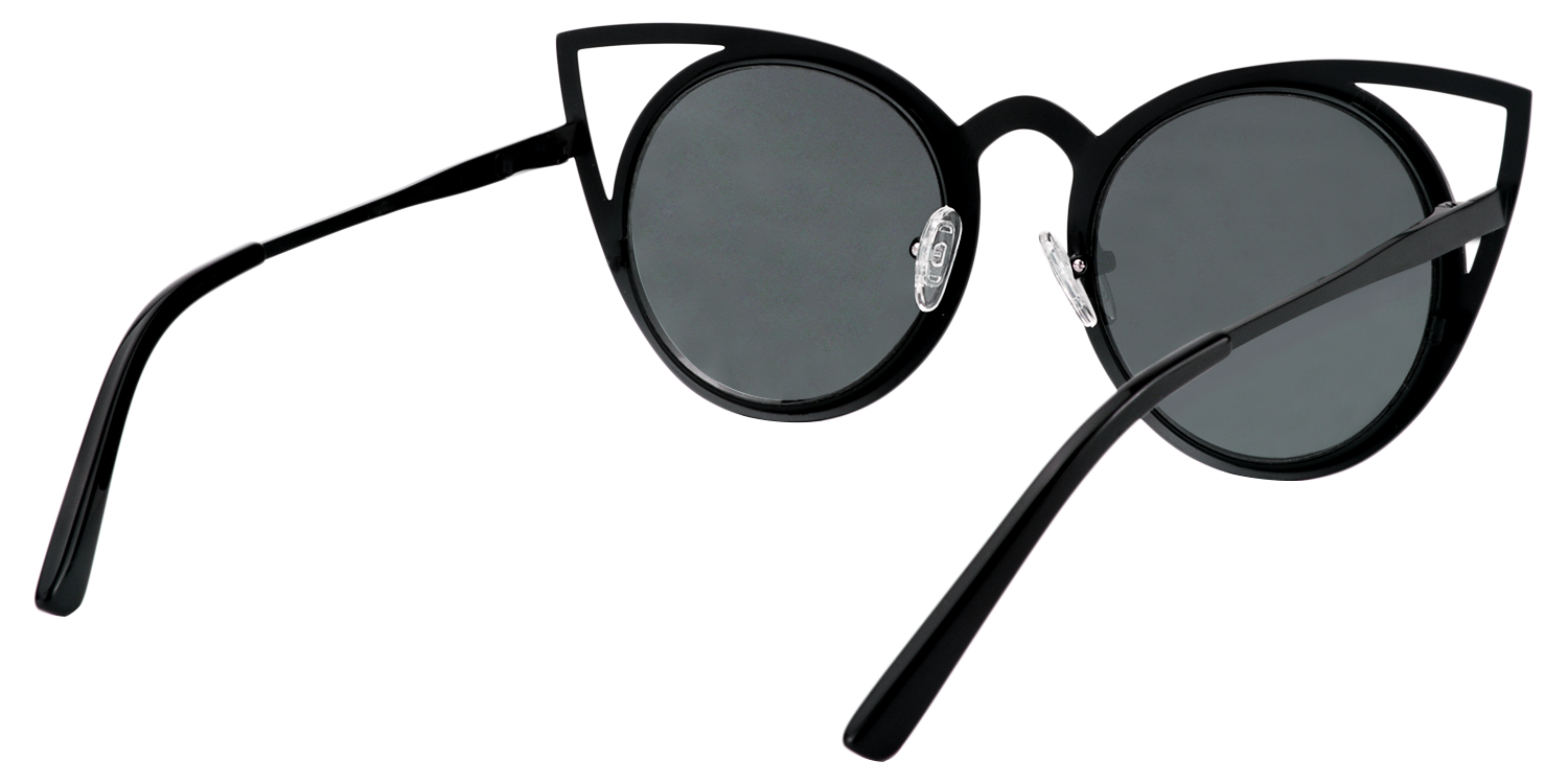 Cat-eye Black Sunglasses | Zeelool Sunglasses5