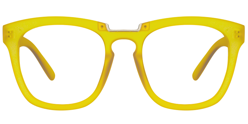 Rectangle Yollow Glasses | Zeelool Eyeglasses Online0