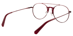 Morgan Aviator Dark Red Glasses5