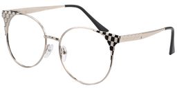 Jerry Cat Eye Silver Glasses 3