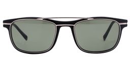 Adolf Aviator Clip-On Black Glasses1