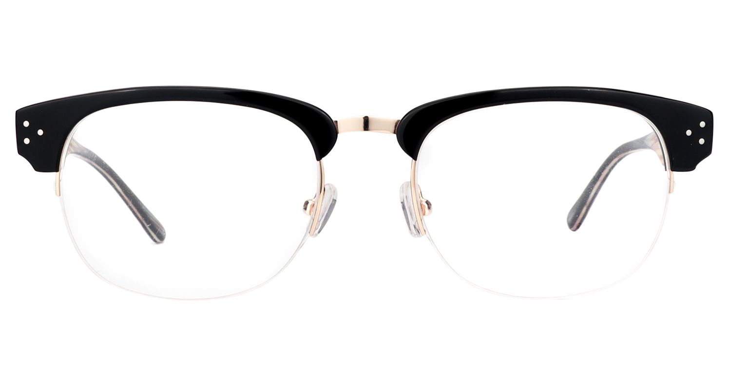 Browline Black Glasses | Zeelool Glasses0