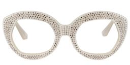 Gavin Cat-eye Ivory Glasses0