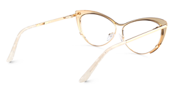 Ellen Cateye White Glasses6