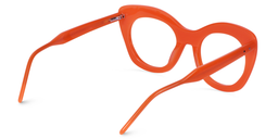 Maria Cat-eye Orange Glasses5