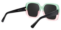 Nikolas Square Green Sunglasses4