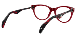 Casondra Oval Red Glasses5