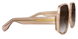 Paloma Geometric Beige Sunglasses3