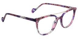 Tyra Aviator Pink Floral Glasses 4