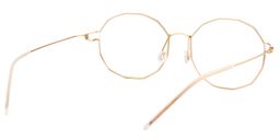 Shields Geometric Gold Glasses5