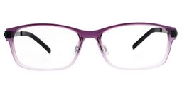Hanny Rectangle Purple Glasses0