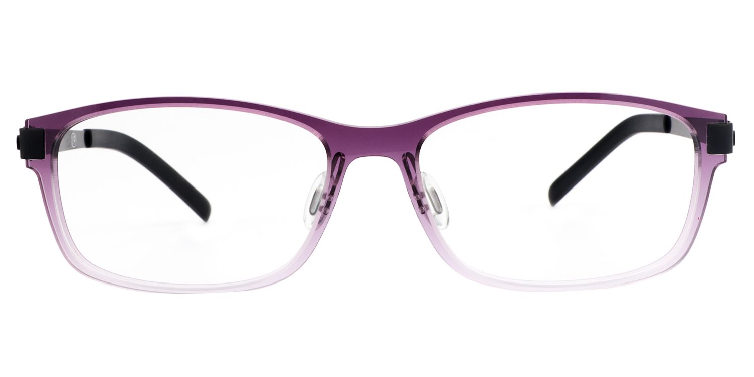 Hanny Rectangle Purple Glasses glasses 1