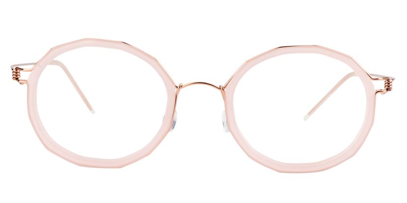 Angus Geometric Pink Glasses 