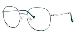 Qusay Round Green Glasses1