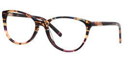 Jennifer Cat Eye Light Tortoise Glasses2