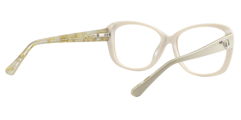 Oval Creamy Glasses4