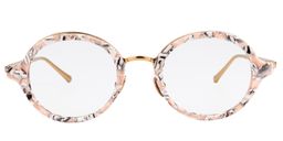 Fiona Round Floral Glasses0