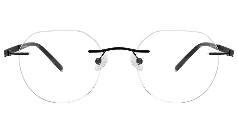 Clifford Round Black Glasses