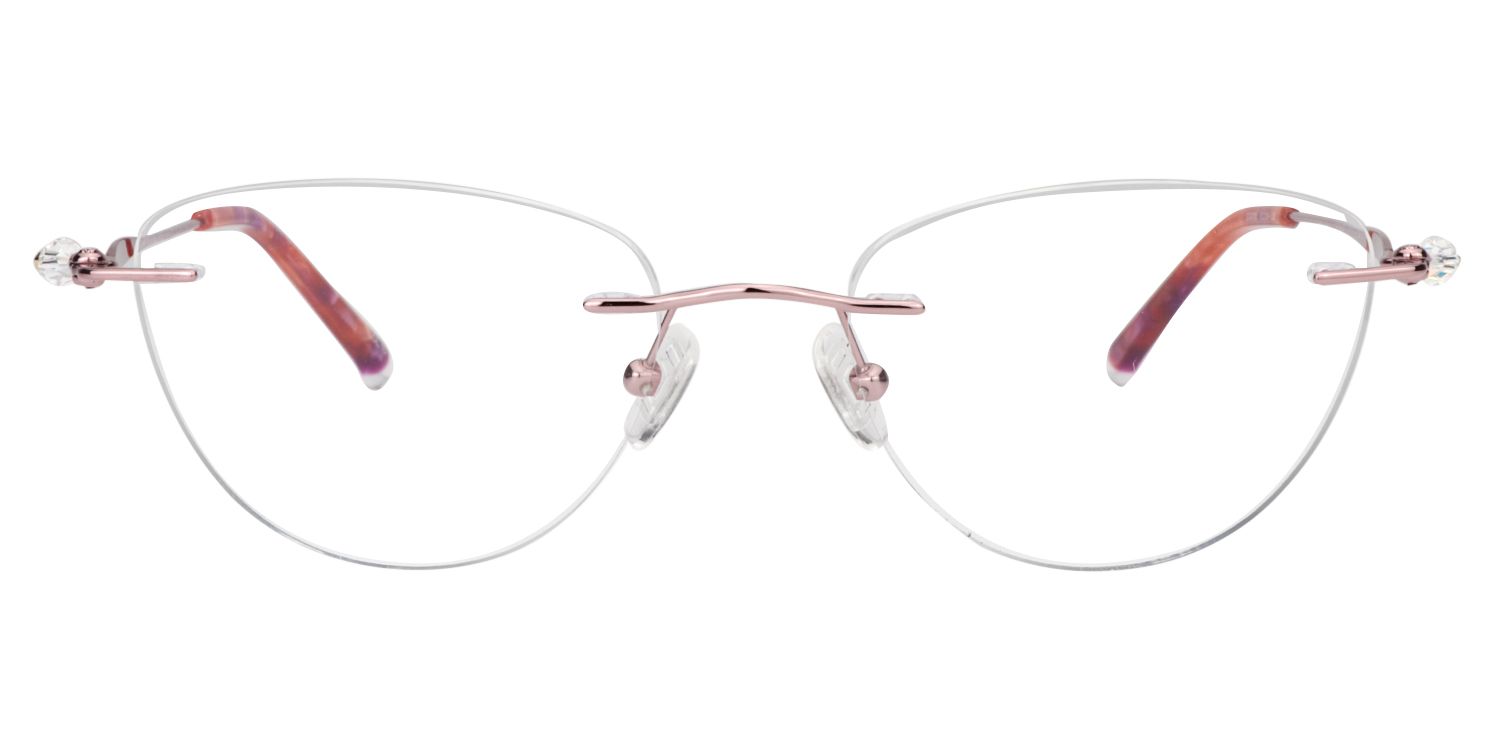 Oval Light Purple Glasses | Zeelool Glasses0