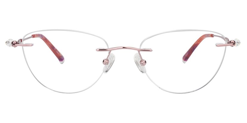Cyndi Oval Light Purple Glasses