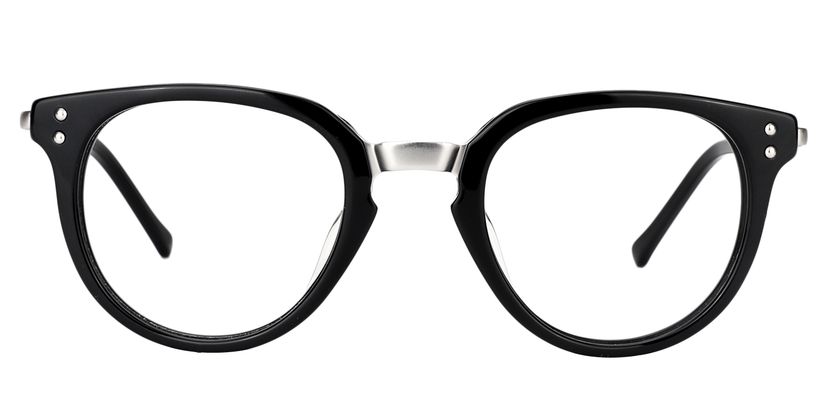 Martin Round Black Glasses