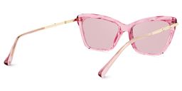 Juliet Pink Rectangle Sunglasses4