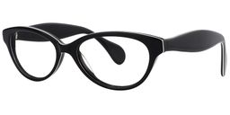 Saysah Cat Eye Black Glasses2