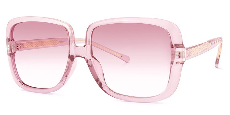 Raymond Square Pink Sunglasses